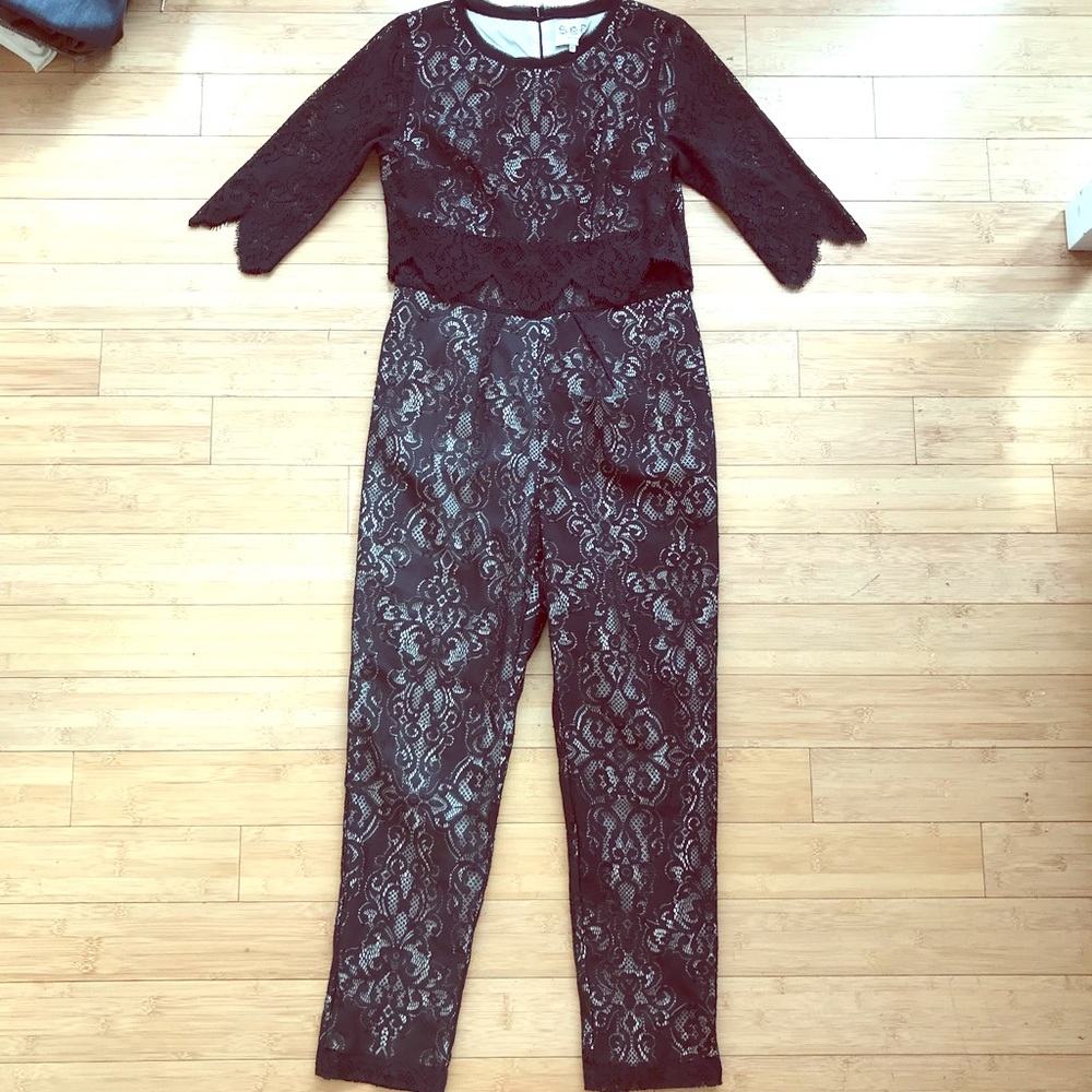 Sea Lace Jumpsuit Size 4 NWOT